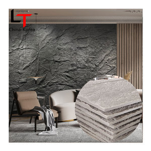 Panneaux muraux insonorisés 3D en pierre artificielle PU légers et durables pour la décoration de la <span class=keywords><strong>maison</strong></span> - Product Image 4