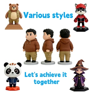 Figurine de Fille Cerf en Plastique Écologique – Design Tendance et Créatif, Logo Personnalisé, Couleur Personnalisée, Taille Personnalisée – Idéale pour les Bien-être des Employés - Product Image 2