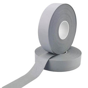 Cinta de advertencia de tela reflectante de alta visibilidad Tira de poliéster reflectante de fábrica - Product Image 2