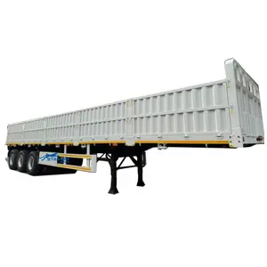 Starway tri-aks 40t 45ft çıkarılabilir toplu yan panoları/damla taraf/yan duvar kamyon römork satılık