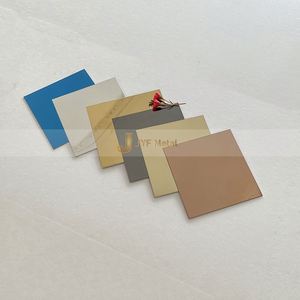 LL166 PVD Coated Rose Gold Stainless Steel <b>Sheets</b> <b>Mirror</b> Surface Bending & Cutting Decorative Plate Competitive - Product Image 4
