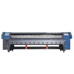 Yinghe Đầu 4/8 512i /1024i máy in dung môi định dạng rộng nhiệm vụ nặng nề biểu ngữ <span class=keywords><strong>Flex</strong></span> bạt ngoài trời máy in biển quảng cáo - Product Image 1