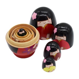 HOYE CRAFT – poupées de noël russes pour enfants, jouets éducatifs en bois avec casse-noisette - Product Image 1