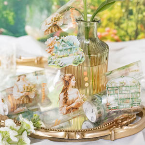 2 M/rollo de cinta de PET Dream back to Victoria series Handbook material decoración pegatinas DIY - Product Image 3