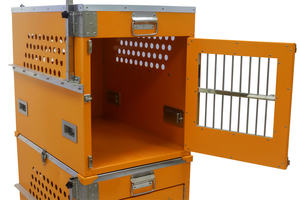 Dog Show Boîte à roulettes en aluminium <span class=keywords><strong>pour</strong></span> chiens <span class=keywords><strong>de</strong></span> voyage <span class=keywords><strong>Cage</strong></span> <span class=keywords><strong>de</strong></span> chenil <span class=keywords><strong>pour</strong></span> <span class=keywords><strong>chien</strong></span> Cages d'avion en aluminium professionnelles - Product Image 6