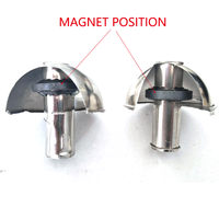 Boule flottante magnétique en acier inoxydable SS316/SS304 52*52*15.5 pour capteur de niveau de liquide