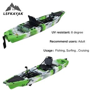 Kayak LSF Multifuncional de 3.7m para una Persona, Bote de Pesca con Pedal de Aleta o <span class=keywords><strong>Motor</strong></span> - Product Image 5