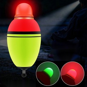 30-100g điện tử đôi màu sắc ngày và đêm sử dụng kép 30g-100g ánh sáng lên bobbers dài Cast <span class=keywords><strong>Led</strong></span> câu cá nổi - Product Image 2