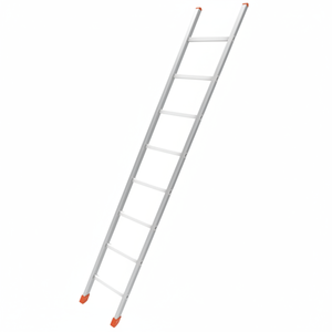 Industrial Style Simple 10-<b>Step</b> Aluminum Ladder Steel Folding Tool Ladders for Home Use Domestic Combination Structure - Product Image 1