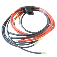Connecteurs de batterie de voiture personnalisés en usine, câble OEM M10, déconnexion rapide, bornes en laiton, UL1015 6AWG, faisceau de câbles haute tension