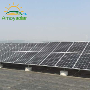 Support de panneau solaire à poteau unique <span class=keywords><strong>pour</strong></span> système de montage de panneaux photovoltaïques sur toit plat, avec pince centrale solaire <span class=keywords><strong>pour</strong></span> panneaux à film mince - Product Image 3