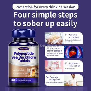 Comprimés de Polypeptide d'Argousier Smhealth 500mg, 60 Comprimés, Soutien à la Santé du Foie, Complément Alimentaire Naturel à Base de Plantes - Product Image 6