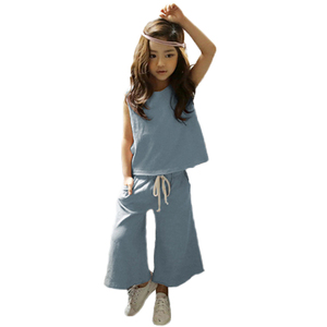 Conjunto de Dos Piezas para Niñas: Chaqueta Deportiva y Pantalones Anchos, Ropa para Niñas, Compra Directa del Fabricante en China - Product Image 1