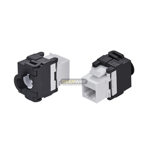 Chất lượng cao Công cụ miễn phí 180 độ không được che chở UTP Cat 6A nữ <span class=keywords><strong>RJ45</strong></span> <span class=keywords><strong>Keystone</strong></span> <span class=keywords><strong>Jack</strong></span> Modular <span class=keywords><strong>Jack</strong></span> - Product Image 3