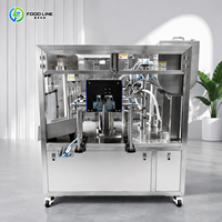Machine de remplissage automatique de jus en bouteille de verre, machine de remplissage et de scellage de jus en sachet