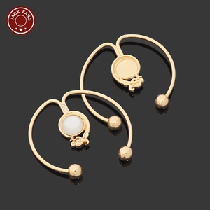 Connecteur de bikini, quincaillerie de maillot de bain, boucle de forme irrégulière, coquille personnalisée pour femme, conque métallique, boucles décoratives en métal pour manteaux - Product Image 5