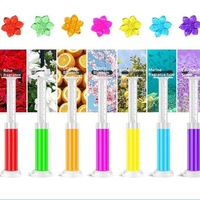 12 Pengharum Toilet Gel Pewangi Toilet Aroma Bunga Jeruk dengan Penghilang Bau dan Pembersih Toilet