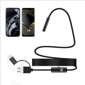 Kopen In Bulk Groothandel 7Mm 5Meter Zachte Kabel 3 In 1 Usb Cctv Endoscoop Riool Afvoer Camera 'S Inspectie Borescope Camera - Product Image 2