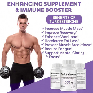 Suplementos para el Desarrollo Muscular de Marca Privada, Suplemento de Turkesterona, Cápsulas de Turkesterona de 500 mg - Product Image 2