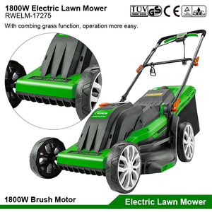 <span class=keywords><strong>Tagliaerba</strong></span> Elettrico 1800W, Attrezzo da Giardino per Taglio Erba, <span class=keywords><strong>Macchina</strong></span> Portatile a Spinta Manuale con Cavo - Product Image 5