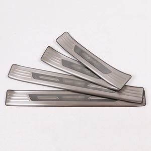 WZXD New Arrival <b>Car</b> Door Sill Guards Stainless Steel Door Sill Plate Exterior Accessories for Territory 2019 - Product Image 3