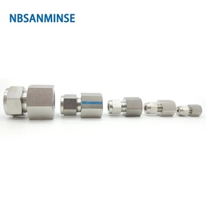 ข้อต่ออัดแรงดัน NBSANMINSE ขนาด 1/8 1/4 3/8 1/2 4 เกลียวใน ผลิตจากสแตนเลส 316L สำหรับท่อ - Product Image 3
