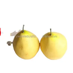 mini artificial pears faux fruit fake food for home decor