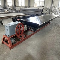 Équipement minier à fonctionnement facile : Table vibrante pour l'or, séparateur gravimétrique, concentrateur de minerai, contrôle PLC, 220 V 380 V