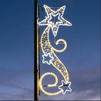 Luces LED Decorativas para Postes de Farolas, Iluminación Exterior con Motivos para Paisajes, Diseño de Luces con Motivos 2D