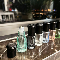 En stock – Flacon de parfum cylindrique en verre de 3 ml et 6 ml avec applicateur roll-on, atomiseur de parfum, flacon d'huile essentielle pour voyage