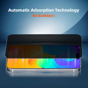 Protector de Pantalla de Privacidad Anti-Espía, Anti-Rayones y Resistente a Explosiones, 9H, 28 Grados, Personalizado de Fábrica OEM para iPhone 15 16 17 Pro Max - Product Image 4
