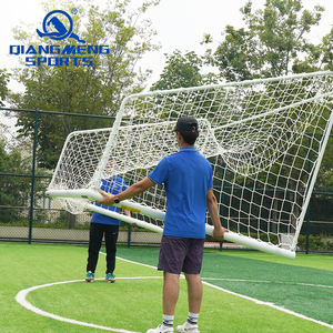 Buts renforcés en aluminium Buts de football pour les moins de 11 ans. Avec cadres latéraux repliables buts de football - Product Image 4