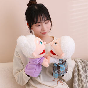 Famille humaine en peluche marionnettes <span class=keywords><strong>à</strong></span> <span class=keywords><strong>main</strong></span> bébé histoire <span class=keywords><strong>Ventriloque</strong></span> poupée pour enfants spectacle de marionnettes apprentissage précoce enfants en peluche - Product Image 2