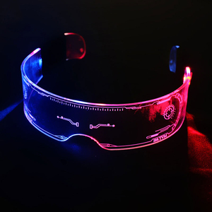 2024 nuevo producto, venta al por mayor, gafas luminosas LED, tecnología acrílica, gafas luminosas coloridas, Bar, fiesta, baile - Product Image 4
