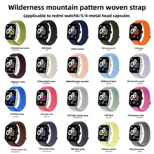Cinturino Intrecciato con Motivo Montano per Xiaomi <span class=keywords><strong>Band</strong></span> 9 <span class=keywords><strong>Pro</strong></span> 8 <span class=keywords><strong>Pro</strong></span> Redmi Watch 4 <span class=keywords><strong>5</strong></span> 6, Cinturino Sportivo Traspirante - Product Image 5