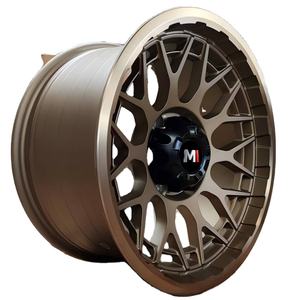 Ruedas forjadas F66DX025 17x9 6x139,7 Flujo de bronce negro Formando flujo Formado Sainbo Suv Pick up Mags Camión todoterreno Ruedas de aleación - Product Image 2