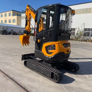 Miniexcavadora Compacta con Brazo Oscilante Lateral para Construcción, Envío Gratuito - Product Image 4