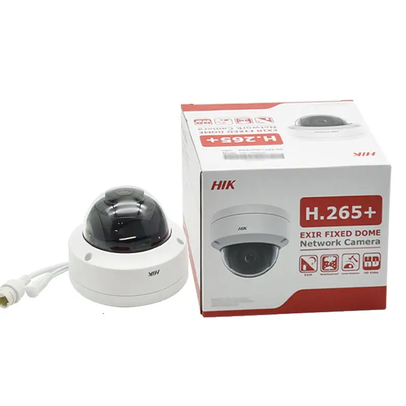 Stok IP Poe açık Hik gece görüş kamera 8MP akıllı hibrid ışık 2.8 4mm Lens opsiyonel Dome ağ kamerası DS-2CD1183G2-LIUF