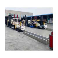 Granulés de plastique noir recyclé en PP de Malaisie, granulateurs de plastique à vis simple vierges, machine de fabrication de granulés de plastique d'occasion
