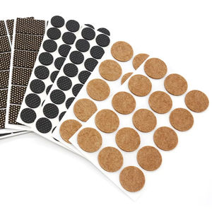 Protection de sol en bois dur, base en feutre de liège et mousse, <span class=keywords><strong>anti</strong></span>-rayures, réduction du <span class=keywords><strong>bruit</strong></span>, tapis auto-adhésif pour pieds de meubles, chaises, tables - Product Image 1