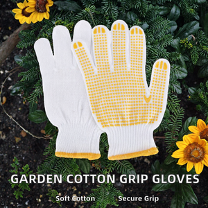 Guantes de Algodón de Alta Calidad con Textura Completa en la Superficie, con Puntos de Silicona, Talla XL, Personalizables - Product Image 2