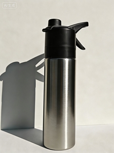 Nouvelle Bouteille d'Eau en Acier Inoxydable 2026 avec Pulvérisateur, Bouteille Isotherme Personnalisée pour le Sport, la Gym et le Camping - Product Image 6
