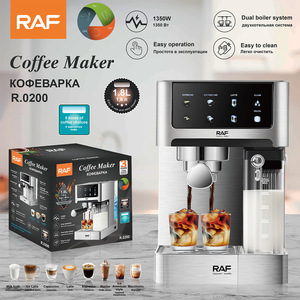 Machine à café à capsules italienne portable électrique DIY en acier inoxydable à motif floral <span class=keywords><strong>RAF</strong></span> pour voiture, conforme aux réglementations européennes - Product Image 5