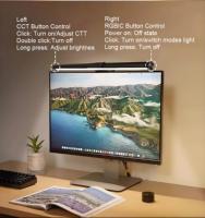 Lámpara LED para Juegos de Fácil Instalación, Moderna, para Oficina, con Retroiluminación RGB, Ángulo Ajustable, Regulable, Alimentación USB, Alto CRI 95 CCT, Negra
