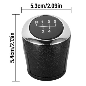 Chevrolet Gear <b>Shift</b> <b>Knob</b> 5 6 Speed Leather Ergonomic Car Gear <b>Knob</b> - Product Image 4
