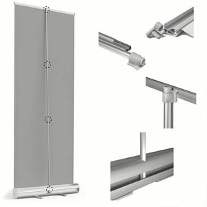 ป้ายธุรกิจแบบพับเก็บได้, ป้ายร้านค้าแบบป๊อปอัพ, ป้ายงานแสดงสินค้า, ป้ายธุรกิจ, ป้ายแบบพับเก็บได้, ฉากหลังโลโก้ - Product Image 5