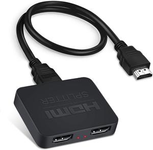 Divisor <span class=keywords><strong>HDMI</strong></span> V2.0 4K X 2K 60Hz HDCP 4K, Conmutador <span class=keywords><strong>HDMI</strong></span> 1X2, Amplificador Divisor, Pantalla Dual para DVD, para PS3, HDTV, 1 Entrada, <span class=keywords><strong>2</strong></span> Salidas - Product Image 1