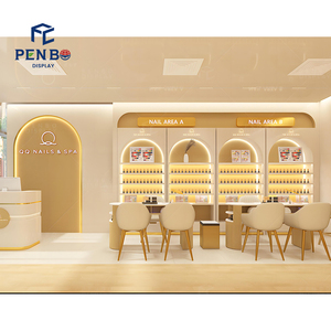 Hiện đại Spa & Beauty Salon Nail Salon đồ nội thất làm móng tay Nail bar trang trí chìa khóa trao tay Nail Salon thiết kế nội thất giải pháp - Product Image 6