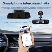 4 Lensli 4 Kanallı 1080P Araç Kamerası 360 °   Panoramik Araç Kamerası WiFi Gece Görüşlü Ön Arka Sol Sağ Sürüş Kaydedici