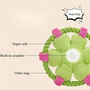 Giocattolo per Cani in Morbida Pelliccia Sintetica con Design a Corda, per Giochi di Tira e Molla ed Esercizio Dentale, Resistente e Anti-Soffocamento, con Suono Squittente per Uso Esterno - Product Image 3